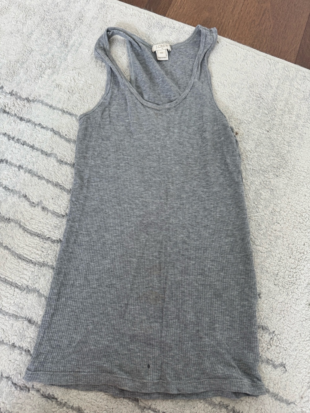 Ribbed Gray tank top